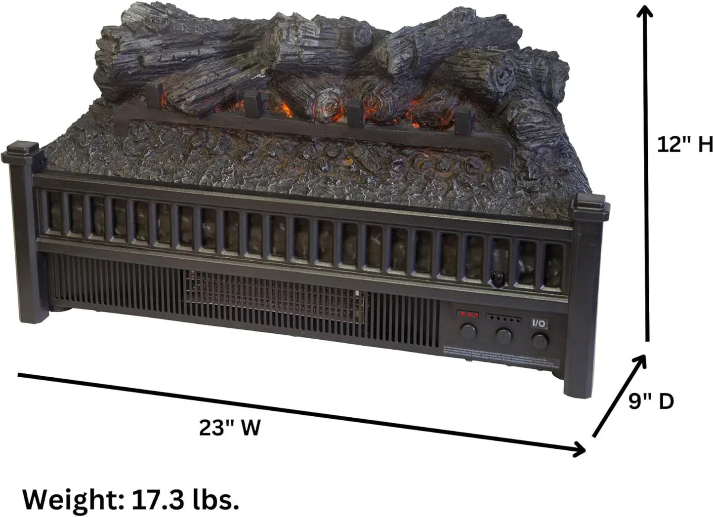 Comfort Glow ELCG240 - Elektrische Open Haard Log Set met Afstandsbediening - 5120 BTU - cinewallkopen.be