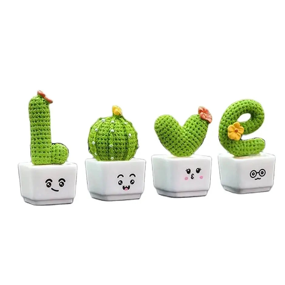 1 Set of 4 Mini Succulent Set Artificial Succulent Succulents Plants Live Green Faux Succulants Dining Room Table Decor Doll Hou