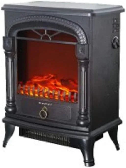 Beper RI.504 - Klassieke Elektrische Stalen Kachel met Gietijzer Look - 1950W - cinewallkopen.be