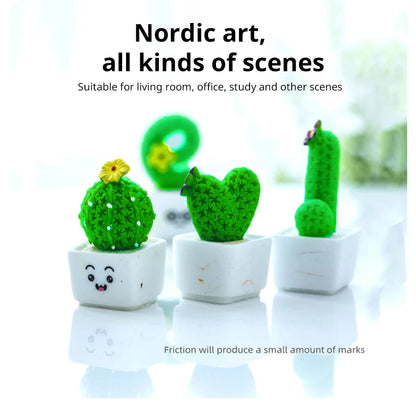 1 Set of 4 Mini Succulent Set Artificial Succulent Succulents Plants Live Green Faux Succulants Dining Room Table Decor Doll Hou