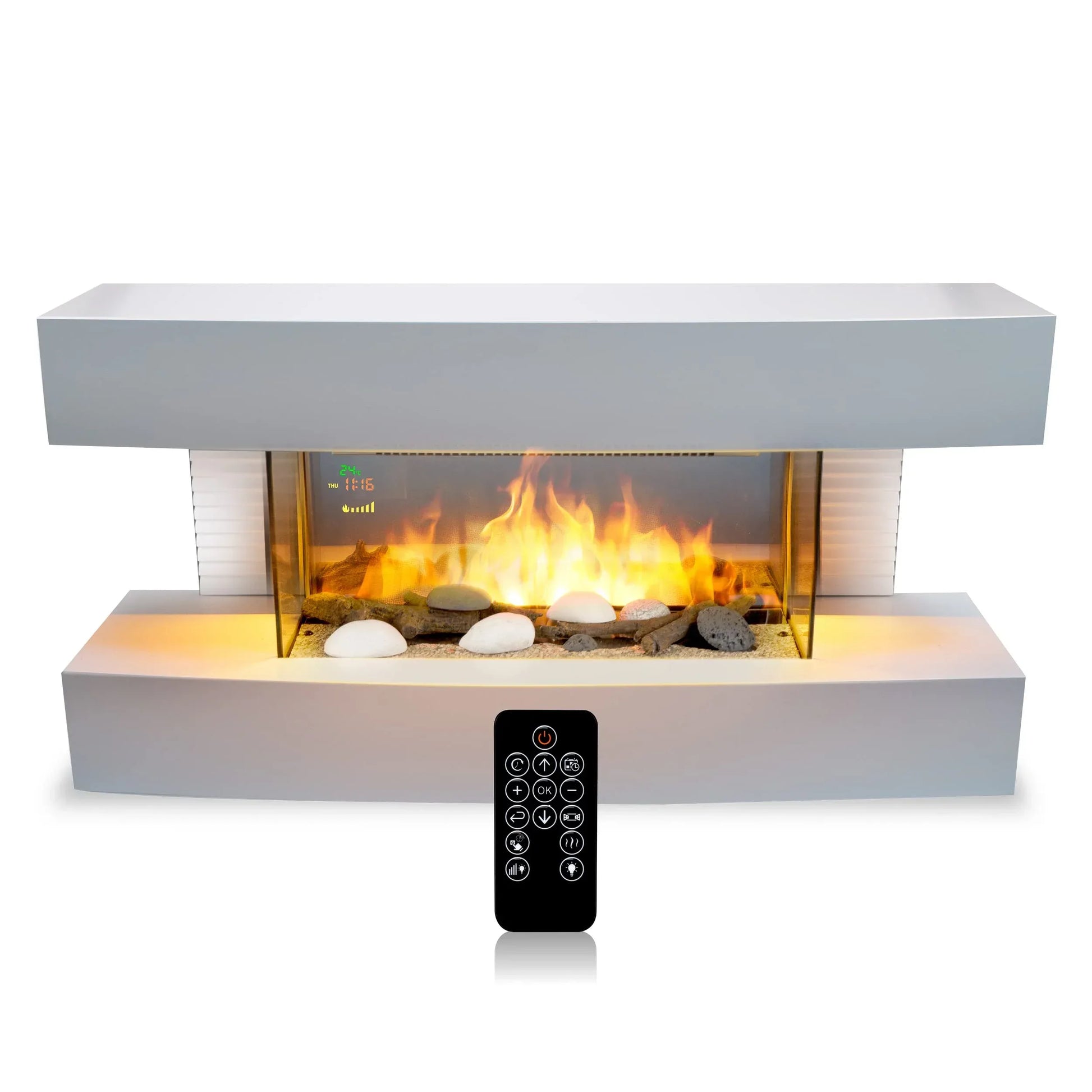 Classic Fire Memphis - Luxe Elektrische Sfeerhaard voor Cinewalls - cinewallkopen.be