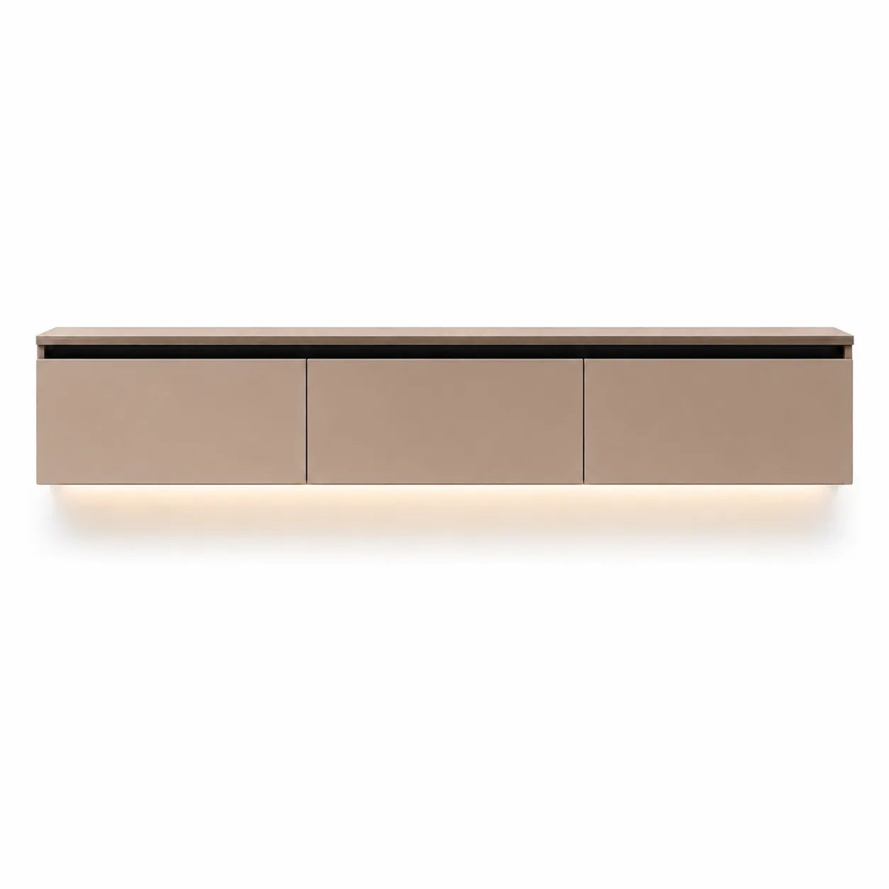 TV Unit - Modern Linear 180cm - Mocha Brown
